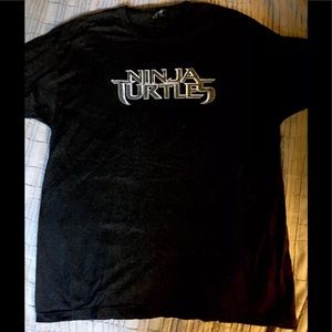 Ninja Turtles cartoon logo Tshirt Men's Sz XL Classic logo NEW